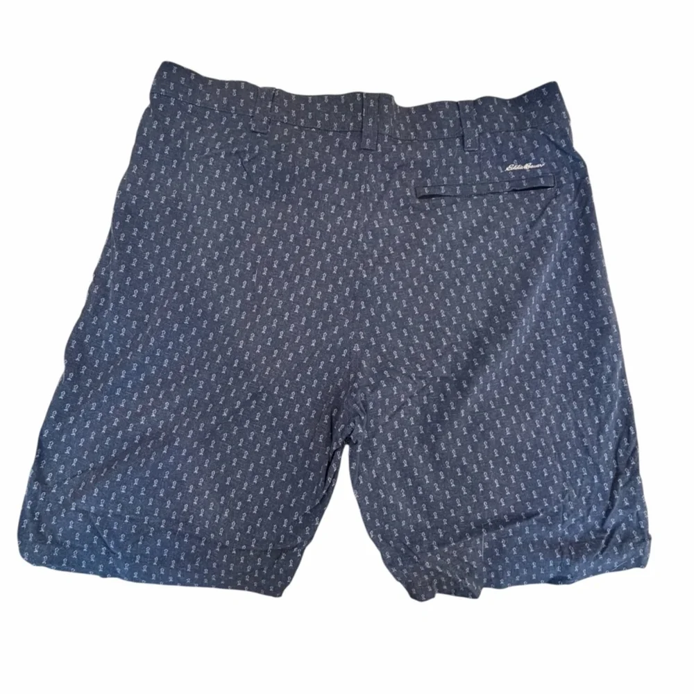 Eddie Bauer Blue Patterned Men's Shorts